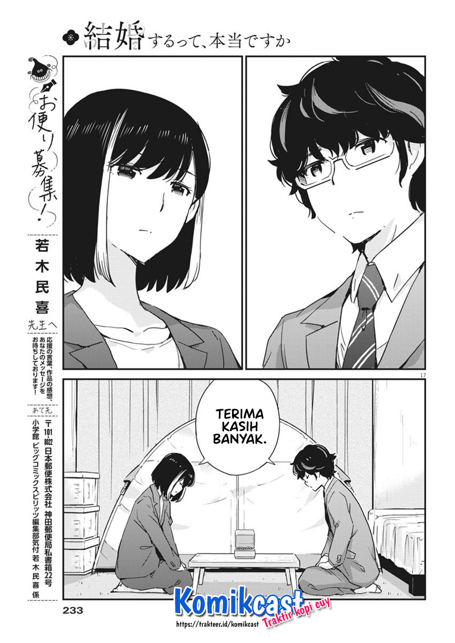 Kekkon Surutte, Hontou Desu ka? Chapter 48 Gambar 17